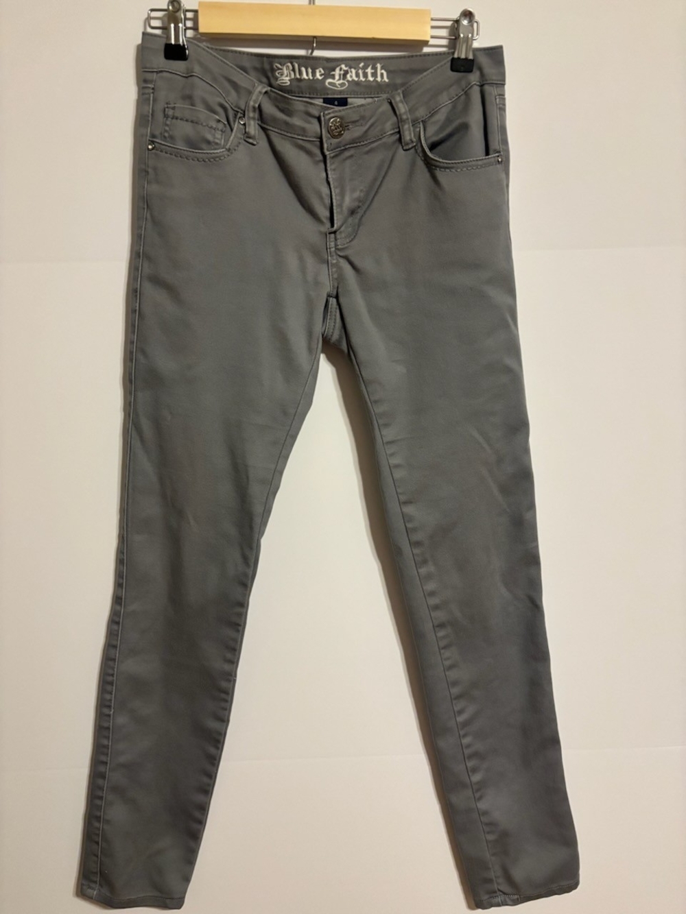 Blue Faith Women's Skinny Jeans - Gray